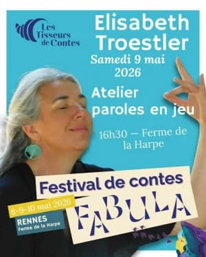 Atelier enfant paroles en jeu (9 mai 2026) - Elisabeth Troestler | Festival Fabula
