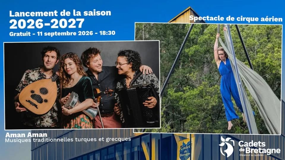 Concert et Spectacle de Cirque | Lancement de la Saison 26-27 — Cadets de Bretagne