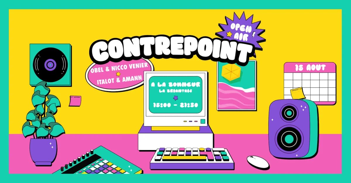 Contrepoint Open Air — Guinguette À la Bonheur - La Briantais (Saint-Malo)