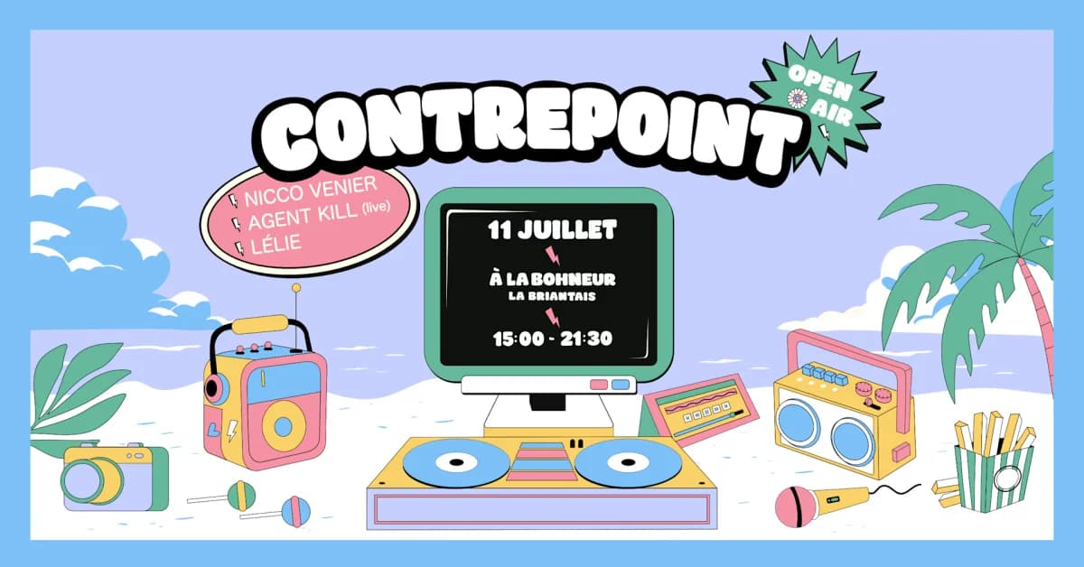 Contrepoint Open Air — Guinguette À la Bonheur - La Briantais (Saint-Malo)