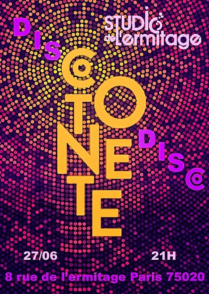Cotonete - Édition Disco — Studio de l'Ermitage