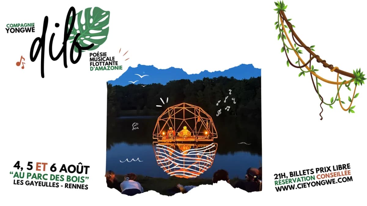 Dilo, spectacle flottant — Au Parc des Bois : Restaurant - Guinguette