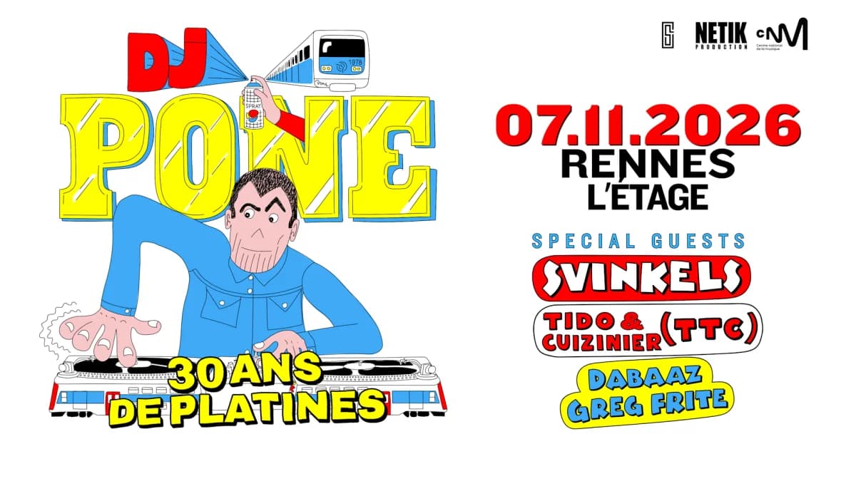 Dj Pone - 30 Ans De Platines — L'Étage