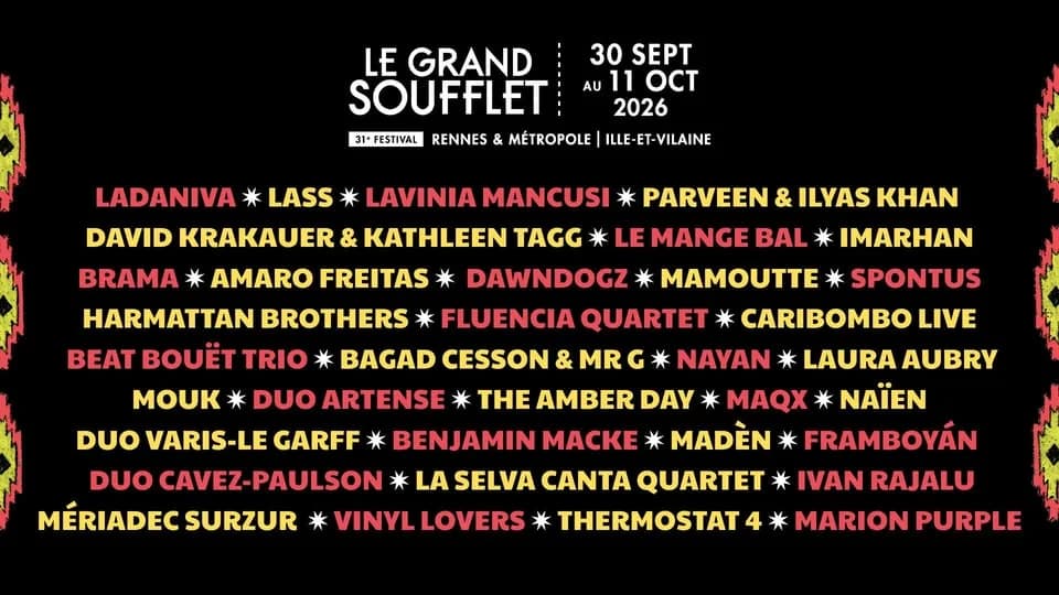 Festival Le Grand Soufflet 2026 #31 — Rennes Métropole & Ille-et-Vilaine
