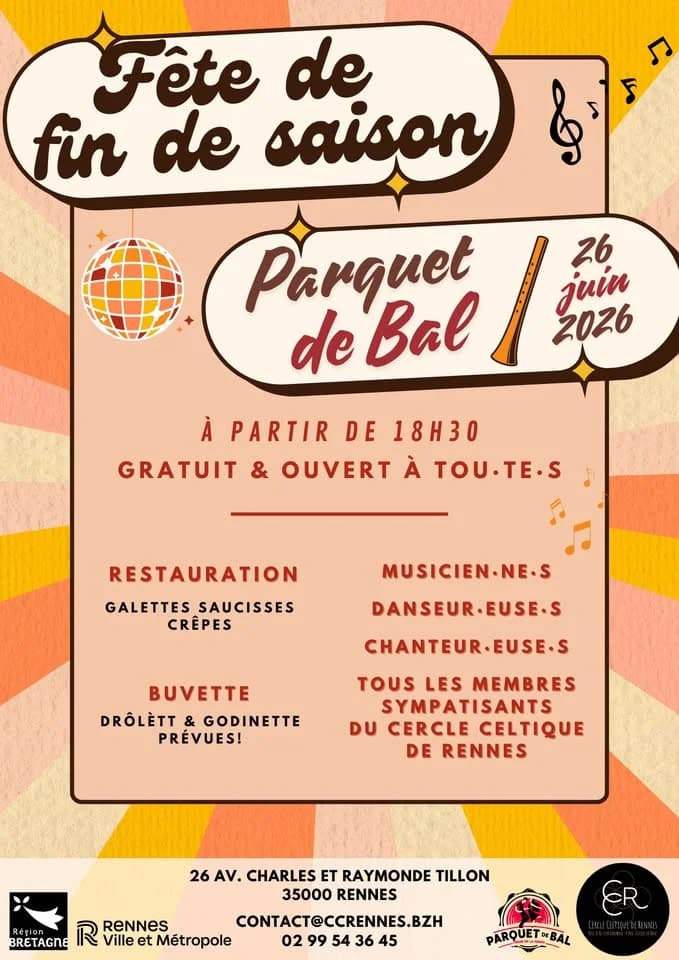 Fête de fin de saison du Cercle Celtique de Rennes — La Ferme de la Harpe