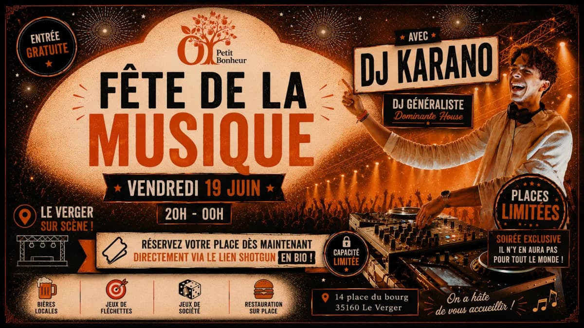 Fête De La Musique — O Petit Bonheur
