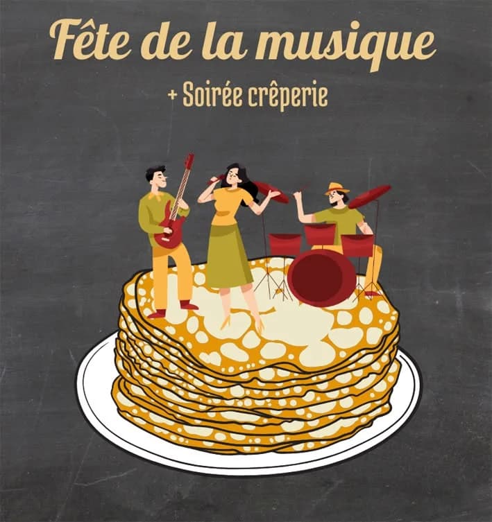Fête de la musique & Soirée crêperie — Bistrot Lab'
