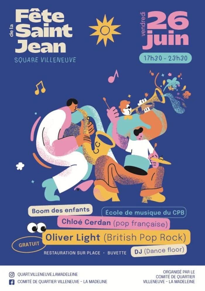 Fête de la Saint Jean 2026 — Square de Villeneuve