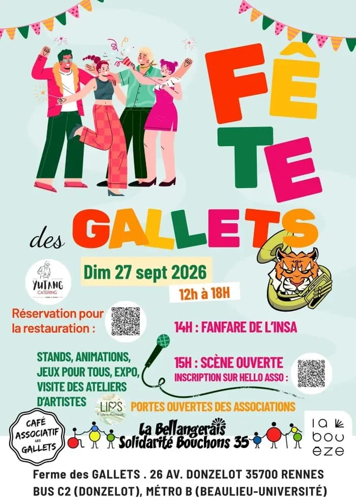 Fête des Gallets — Café associatif des Gallets