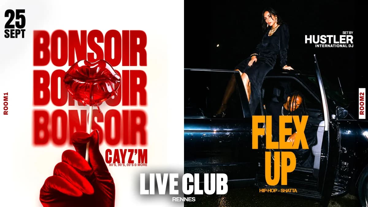 Flex Up & Bonsoir : Set By Hustler & Cayz'm — 1988 LIVE CLUB