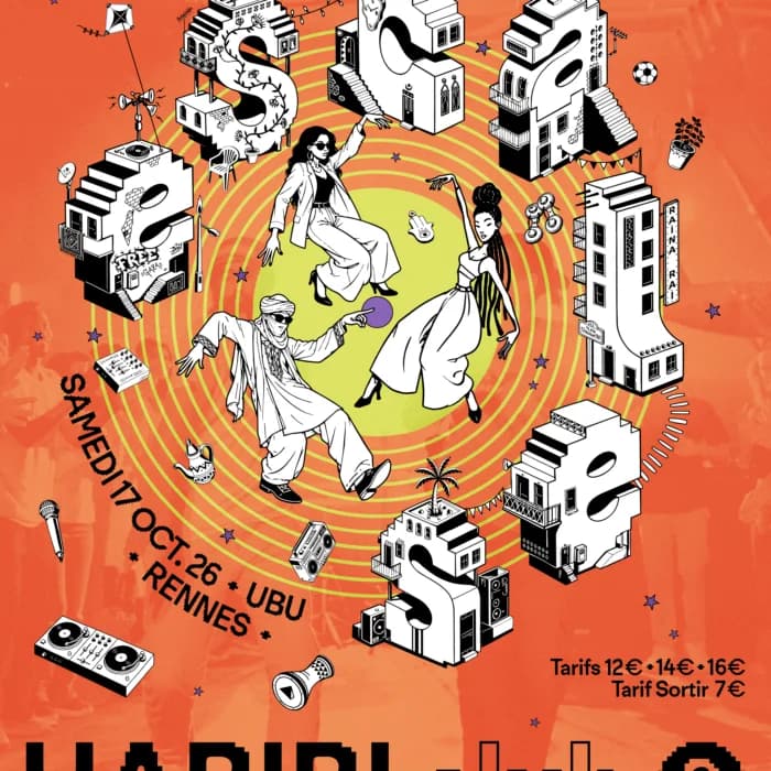 Habibi Club #3 + Ammarino + Youssef Sarghini Orchestra + DJ Freshhh + Bab'El Dañs