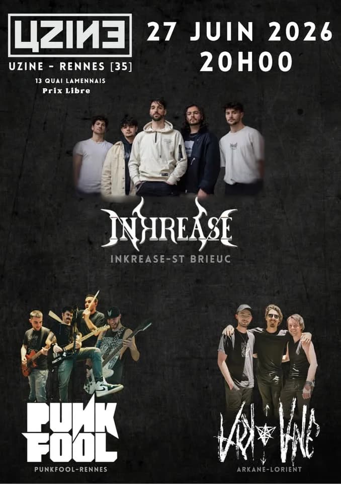 INKREASE + PUNK FOOL + ARKANE — Uzine