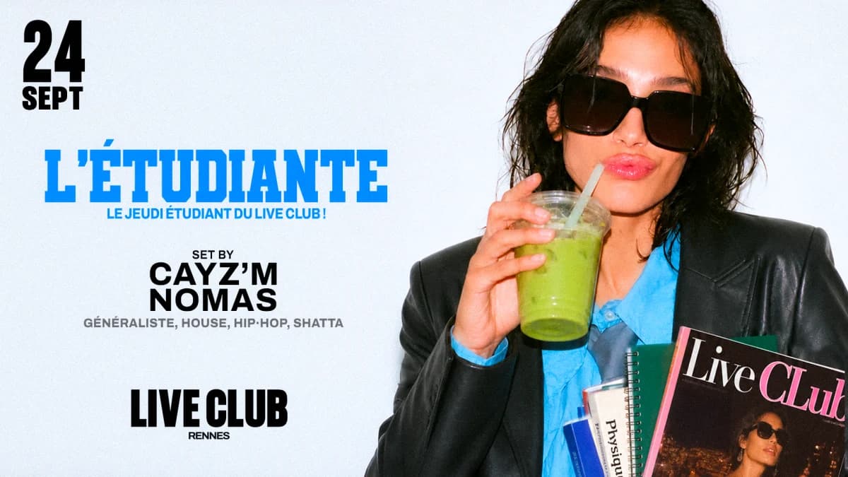 L'étudiante (Saison 26/27) : Set By Cayz'm & Nomas + Mehlvin Music — 1988 LIVE CLUB