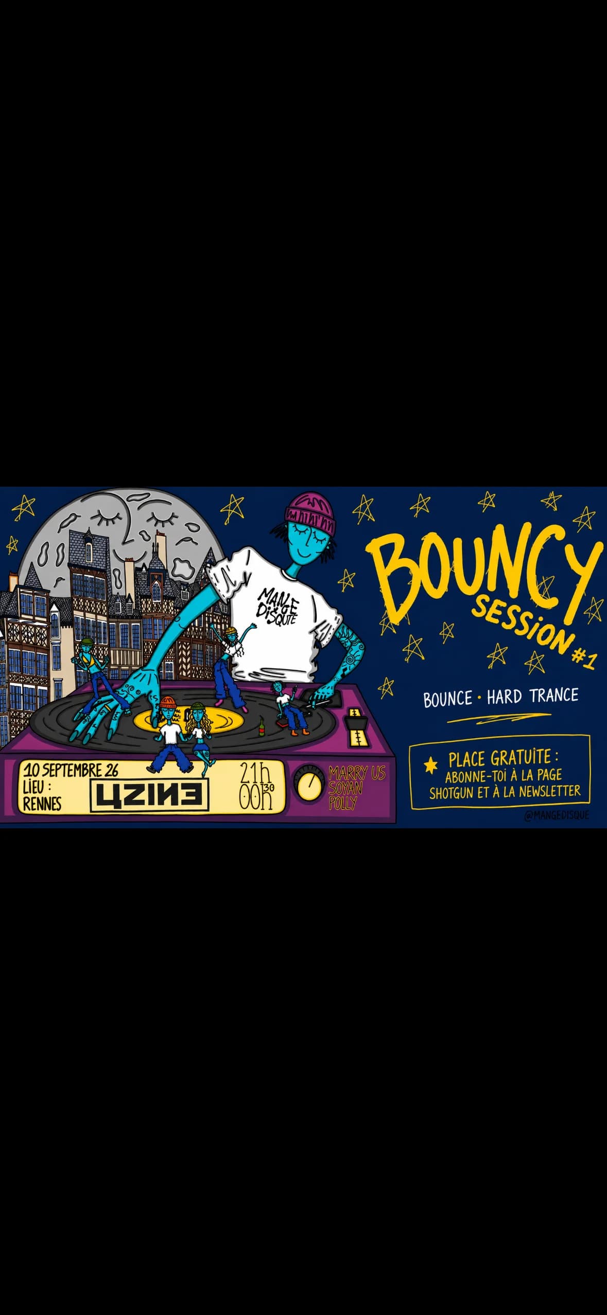 Mange Disque Bounce Cession #1 — Uzine