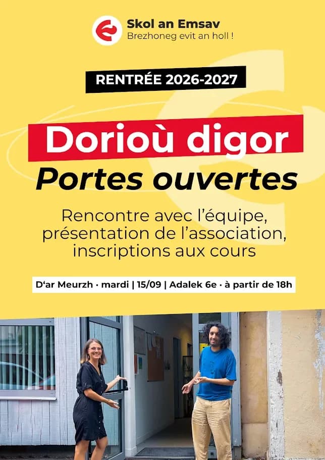 Portes ouvertes de Skol an Emsav — Basilique Saint-Aubin en Notre-Dame de Bonne Nouvelle