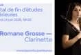 Romane Grosse (clarinette) / récital de fin d'études supérieures (DNSPM)