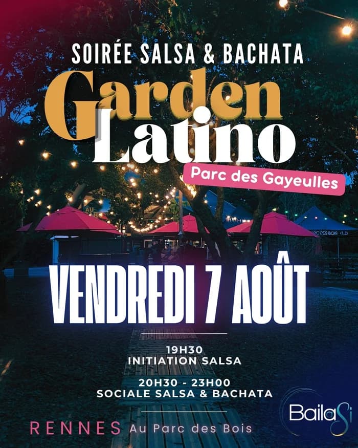 Salsa & Bachata sous les arbres du Parc des Bois — Au Parc des Bois : Restaurant - Guinguette
