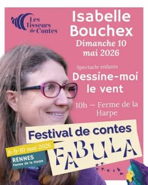 Spectacle enfant "Dessine-moi le vent" (10 mai 2026) - Isabelle Bouchex | Festival Fabula
