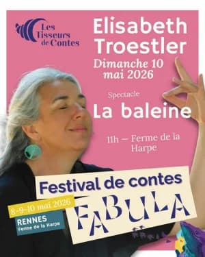 Spectacle enfant "La baleine" (10 mai 2026) - Élisabeth Troestler | Festival Fabula