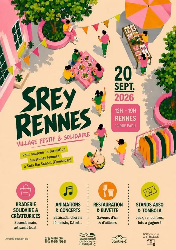 SREY RENNES • Village festif et solidaire — Association du Bourg L'Evêque