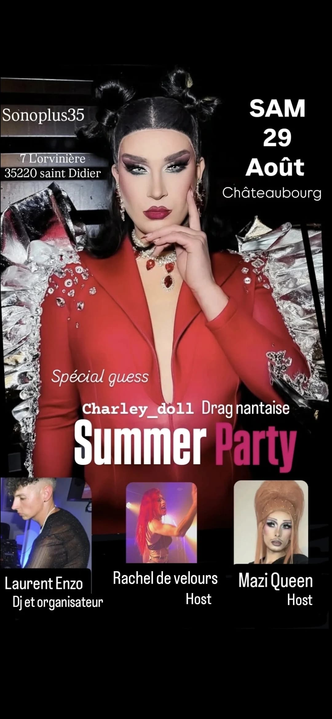 Iconiq Party - Show Drag Charley Doll — Sonoplus35