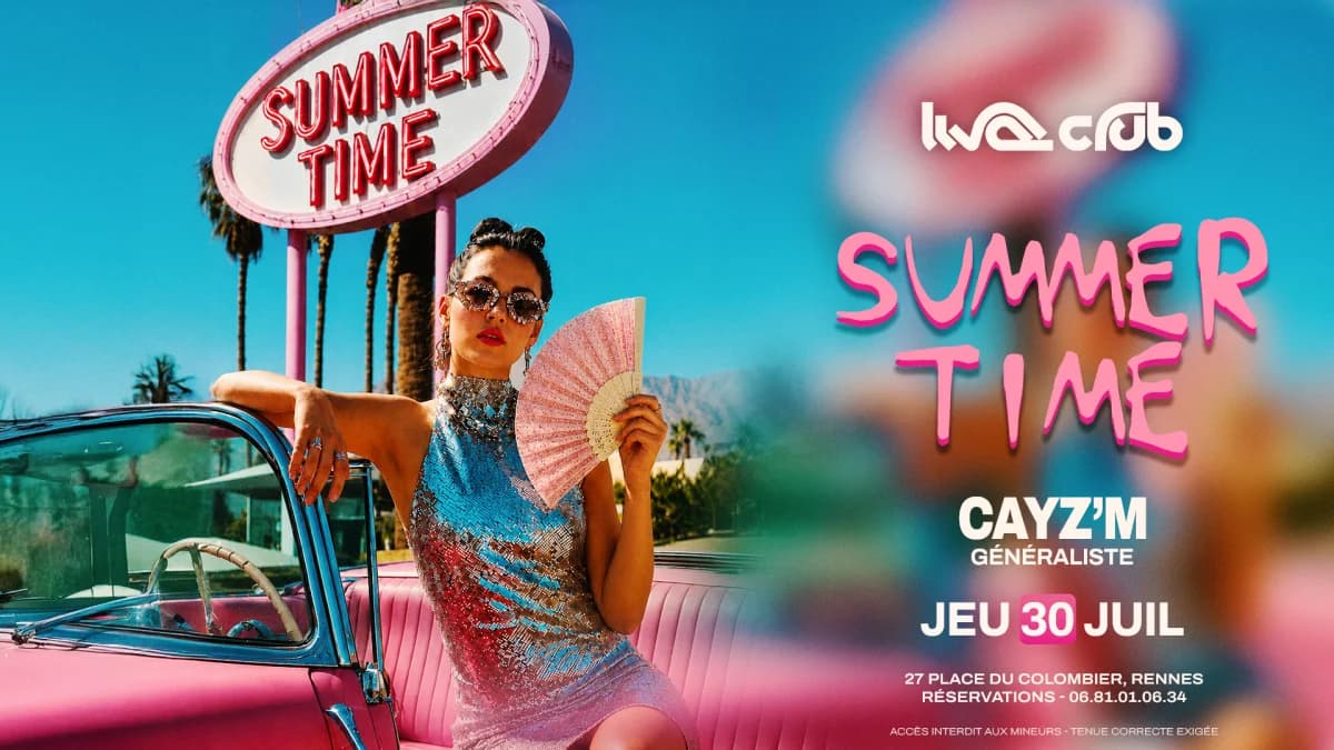 Summer Time : Cayz'm (Généraliste - Hip-Hop - Shatta) — 1988 LIVE CLUB