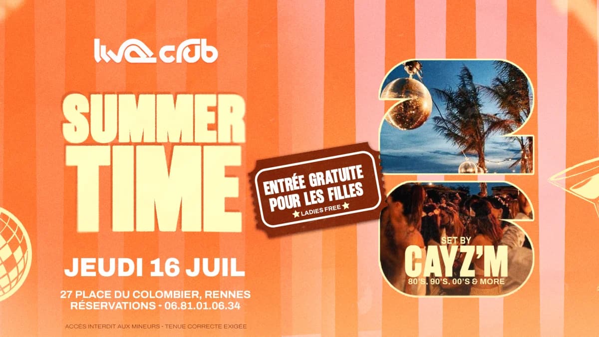Summer Time : Cayz'm — 1988 LIVE CLUB