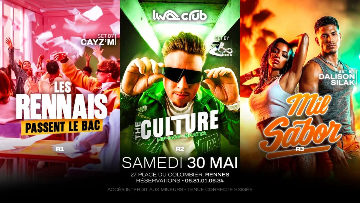 The Culture : Dalison & Silak + Zoo + Cayz'm — 1988 LIVE CLUB