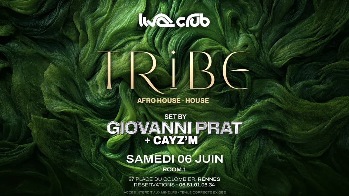 Tribe : Giovanni Prat + Cayz'm + DJ Folyne + Brownsuga + Mehlvin_music — 1988 LIVE CLUB