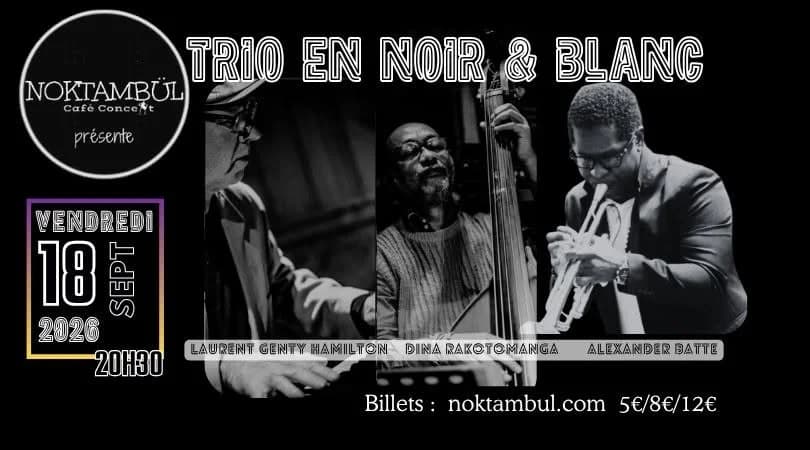 TRIO en Noir & Blanc・Rencontre Musicale Cosmopolite — NOKTAMBÜL